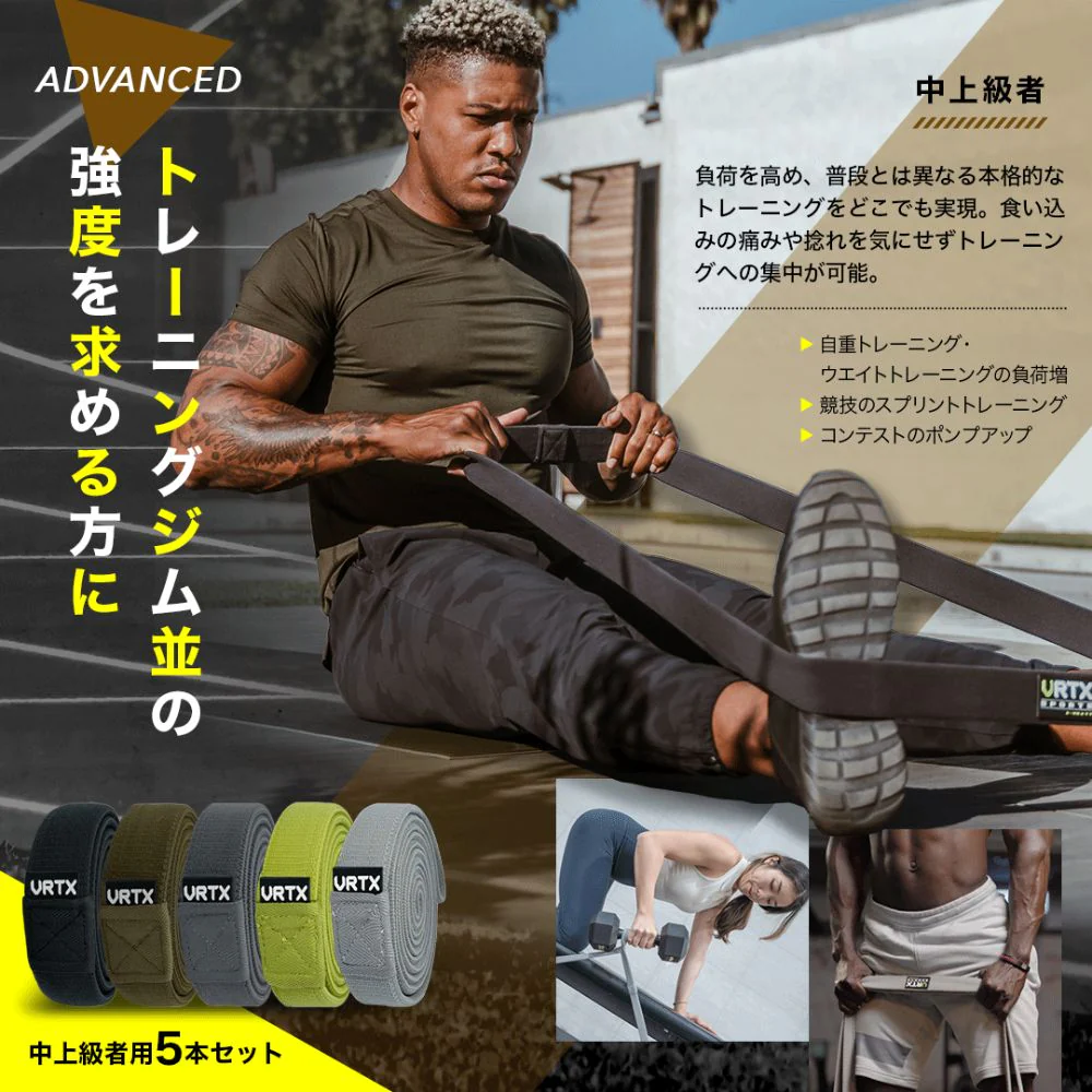 VRTXフィットネスバンド中上級者5本セット(1〜5番) - Image 3